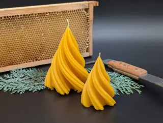 Bienenwachskerze (Tanne KLEIN)