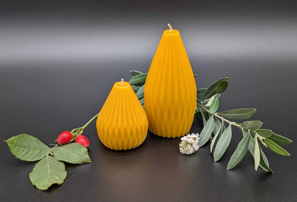 Bienenwachskerze (Tropfen KLEIN)