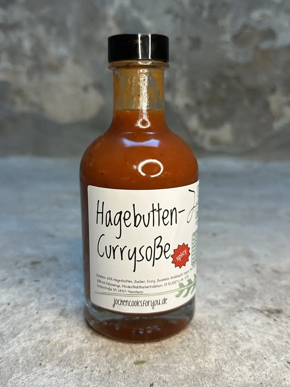 Hagebutten-Currysoße
