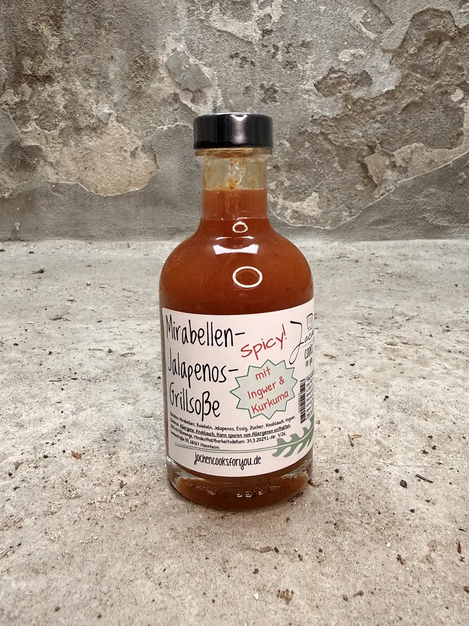 Mirabellen-Jalapenos-Grillsoße