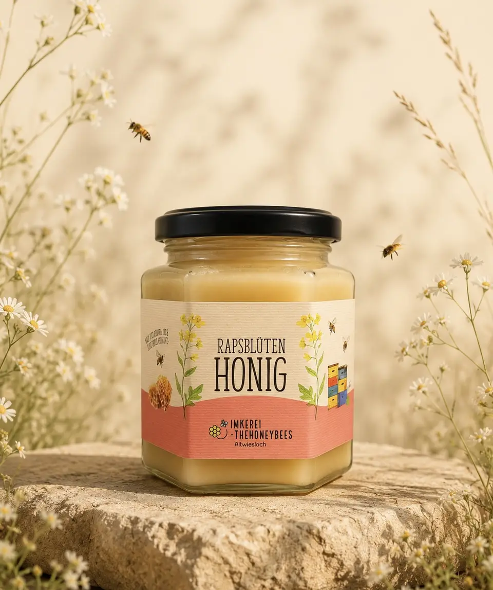 Rapsblütenhonig 500g, cremig