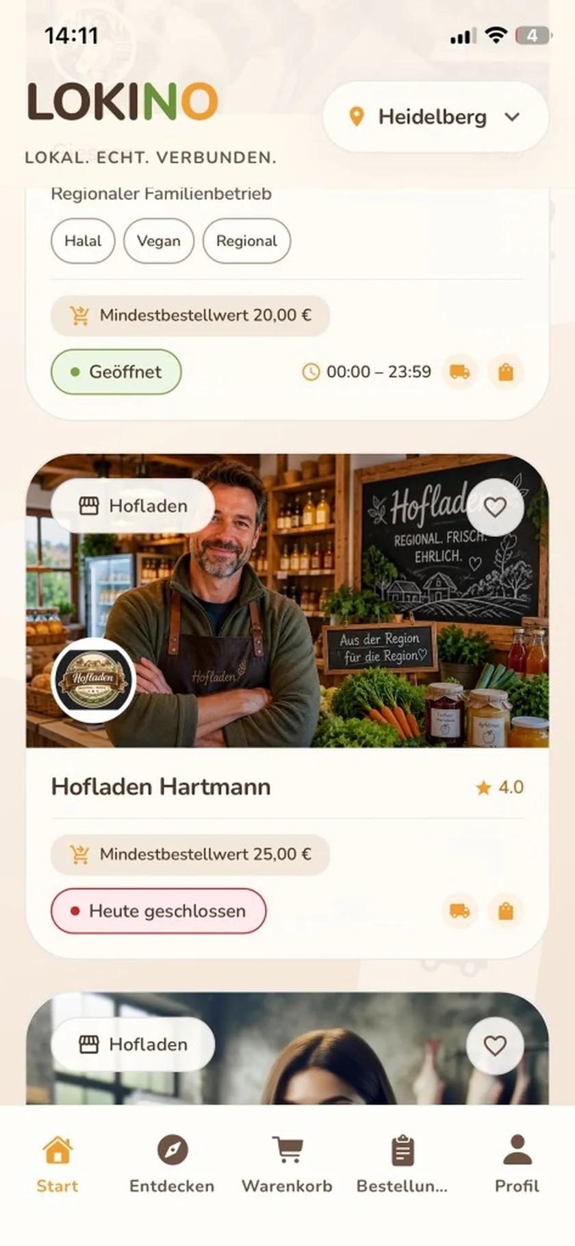 Lokino App – Shops